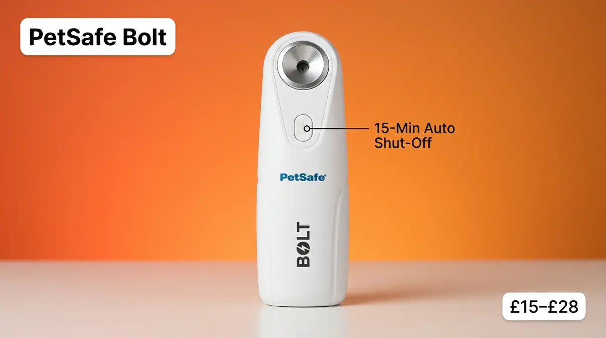 PetSafe Bolt electronic automatic laser cat toy with 15-minute auto shut-off for solo play