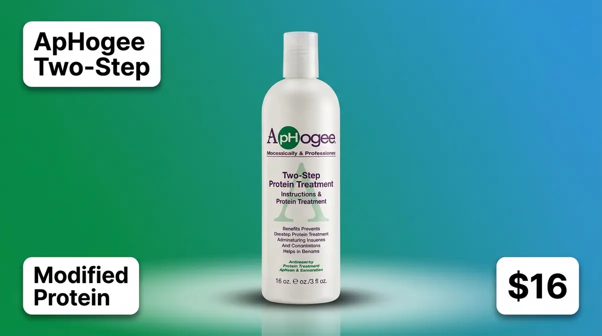 ApHogee Two-Step Protein Treatment bottle for severely damaged hair at sixteen dollars