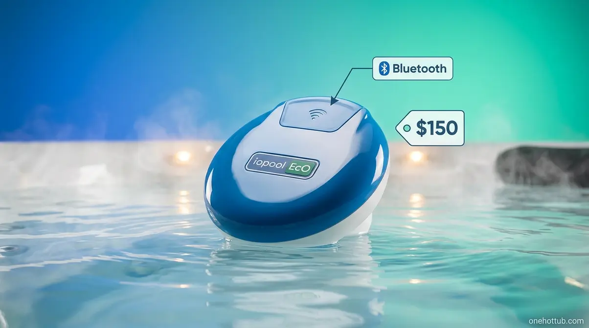 Best Hot Tub Chemical Monitoring System: 7 Top Picks 1 iopool EcO drop-and-go smart hot tub chemical monitor with Bluetooth