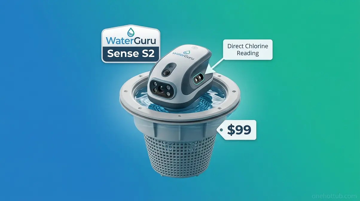 Best Hot Tub Chemical Monitoring System: 7 Top Picks 5 WaterGuru Sense S2 skimmer mounted smart hot tub chemical monitor