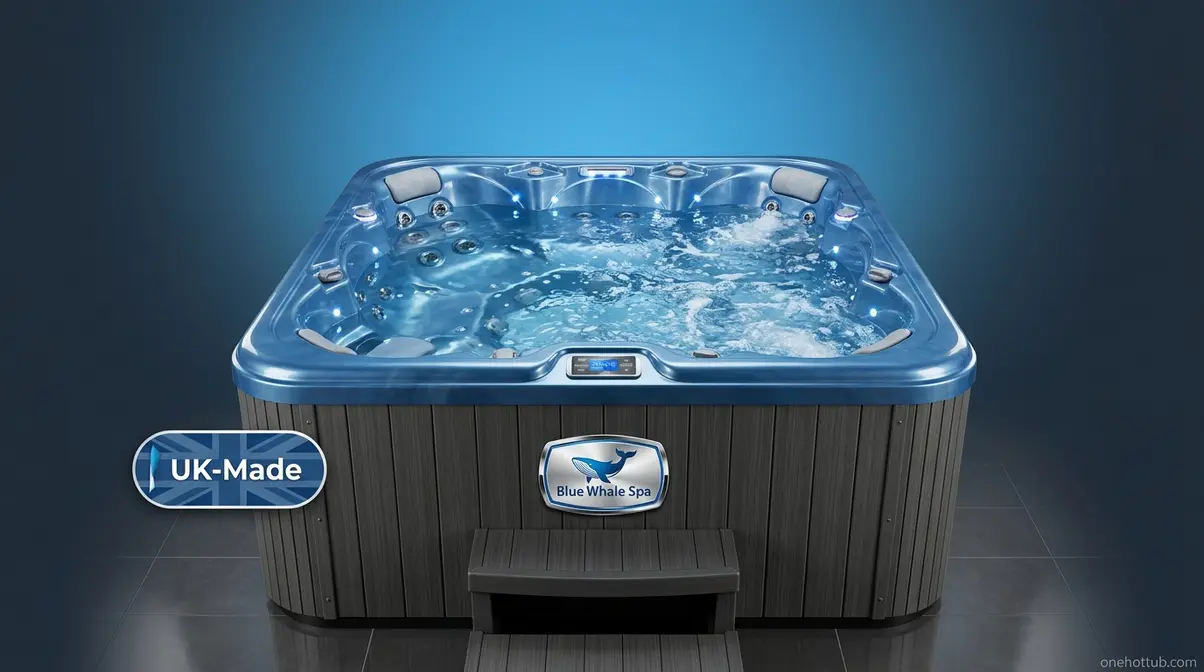 Blue Whale Spa UK manufactured hot tub with local support