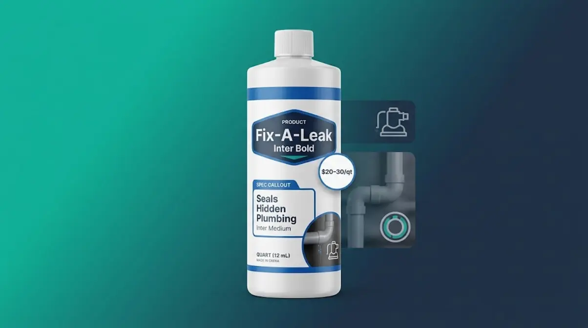 Best Hot Tub Sealant 2026: Top 5 Picks for Every Leak 6 Fix-A-Leak liquid sealer bottle — best solution for hidden hot tub plumbing leaks