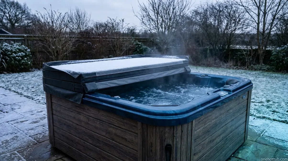 Best Hot Tubs for Winter UK 2026: Top 7 Compared 5 Arctic Spas hard-shell hot tub in a snowy UK garden demonstrating winter performance