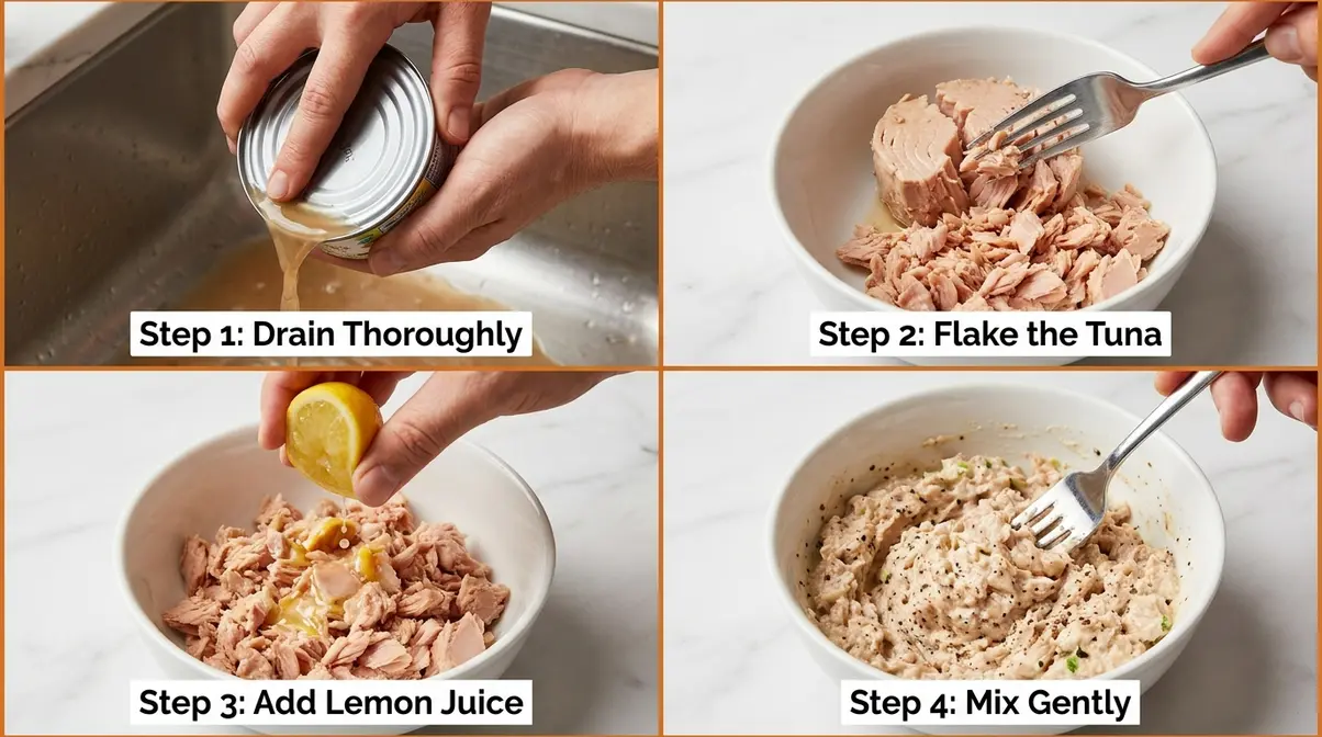 Can You Freeze Tuna Salad? Step-By-Step Guide 6 Preparing a freezer-safe tuna base without mayo in four steps draining flaking seasoning mixing