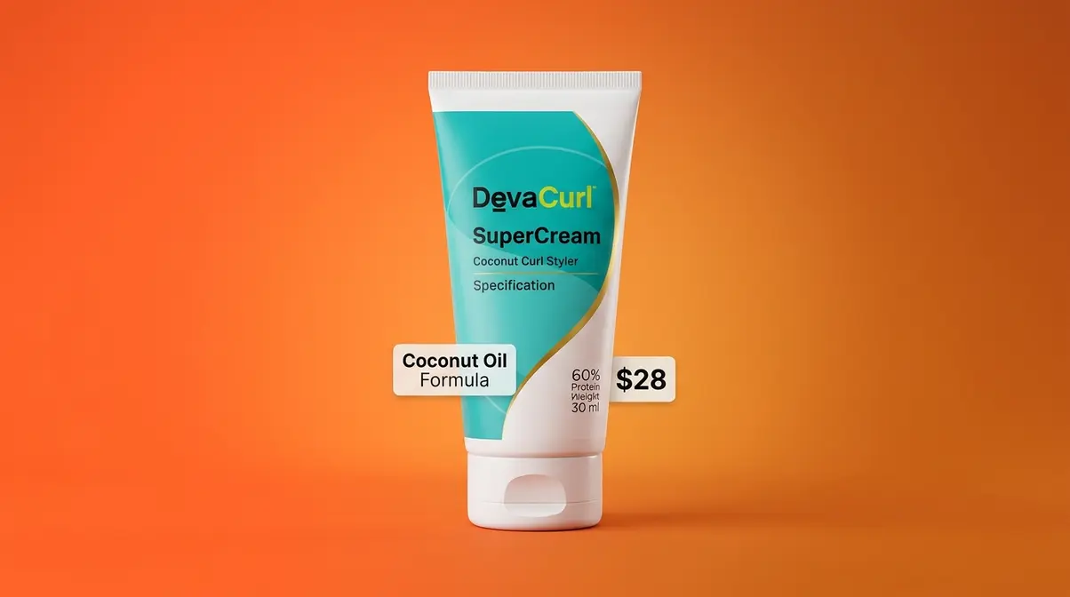 DevaCurl SuperCream Coconut Curl Styler, best salon-grade curly hair product for men