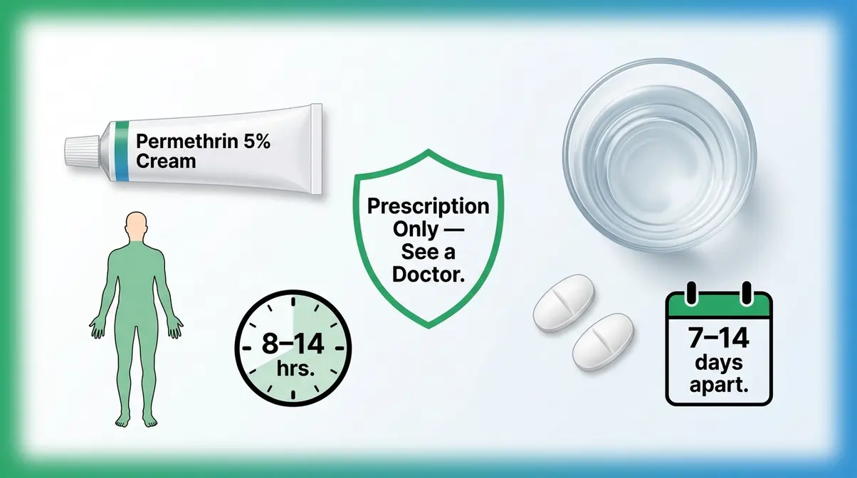 Do Hot Tubs Kill Scabies? The Truth + Proven Treatments 5 Permethrin cream and oral ivermectin shown as the two proven prescription treatments for scabies eradication