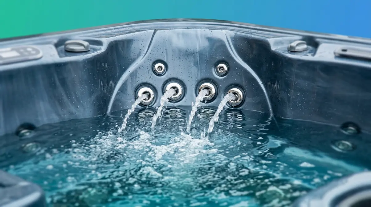 Hot Tub for Lower Back Pain Relief: Complete Guide 2026 5 Premium hot tub interior showing lumbar support jets and ergonomic seat for back pain relief