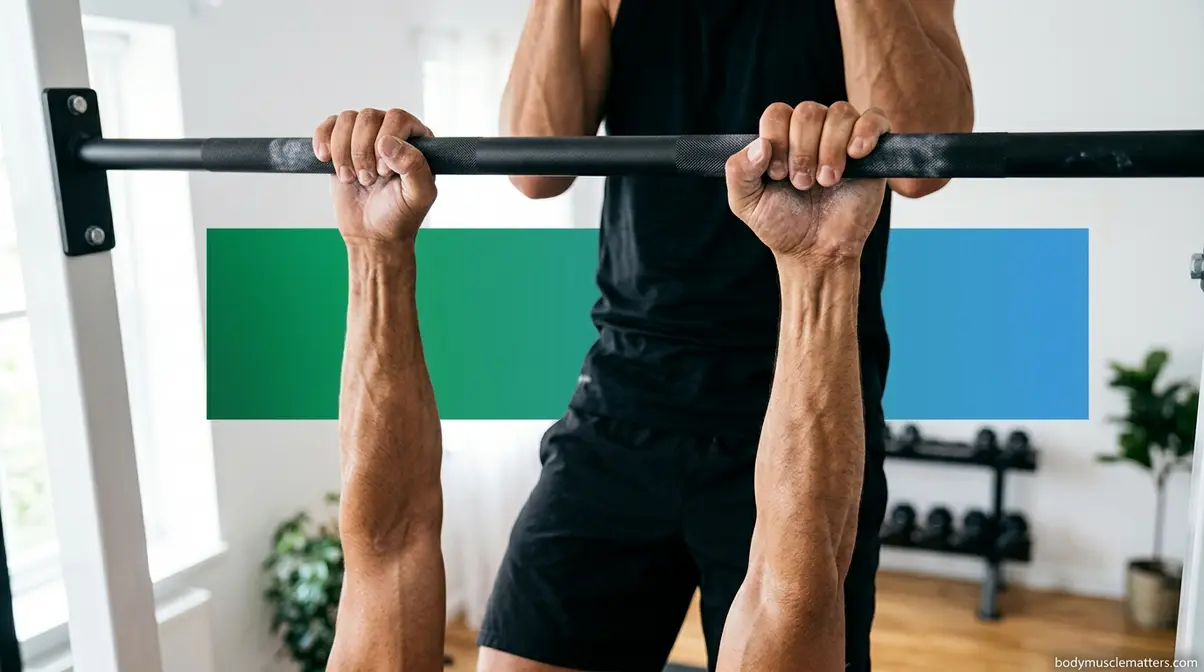At-home forearm workouts using bodyweight exercises to build grip strength without equipment