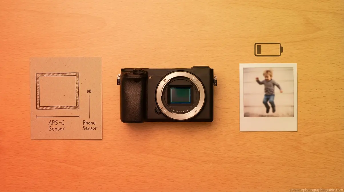 Camera sensor, autofocus, and battery — key features beginners should evaluate when buying a digital camera