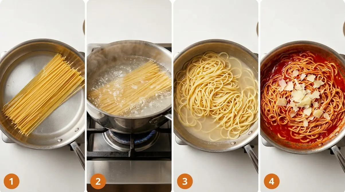 How To Cook Pasta Quickly: 6 Speed Methods Ranked 6 Cold-water frying pan method for cooking pasta quickly step by step