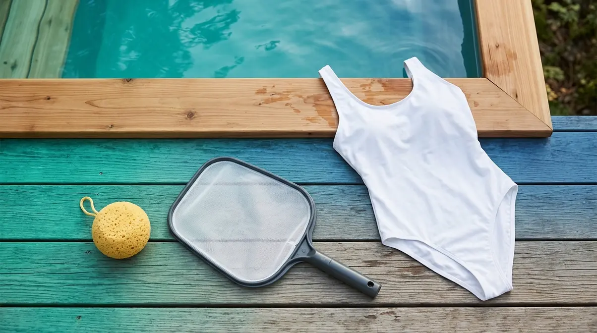 How to Get Rid of Hot Tub Foam: Step-by-Step Fix 9 Chemical-free hot tub foam removal tools — scum absorber, skimmer net, and rinsed swimwear