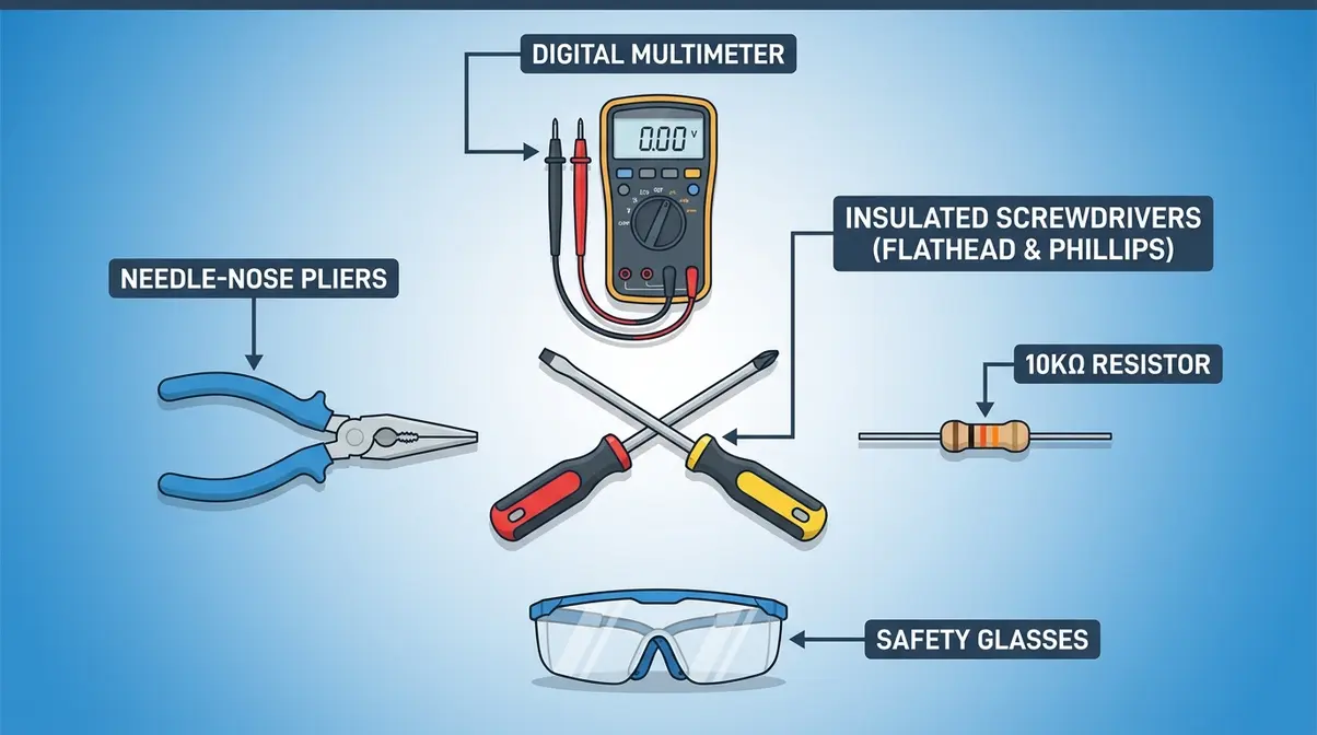 How to Test a Hot Tub Pump with a Multimeter (5 Steps) 2 Tools needed to test hot tub pump with multimeter including resistor and safety glasses