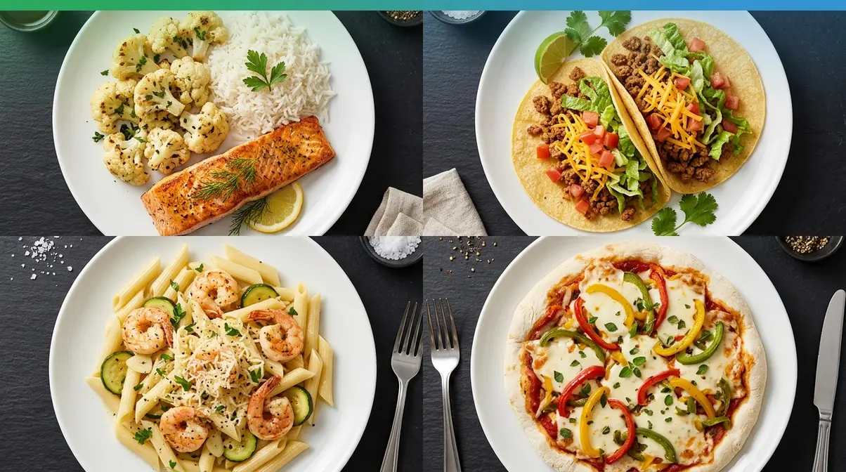 Low Oxalate Meals For Kidney Health: 25 Expert Picks 8 Four kidney-friendly dinner ideas including baked salmon turkey tacos shrimp pasta and cheese pizza