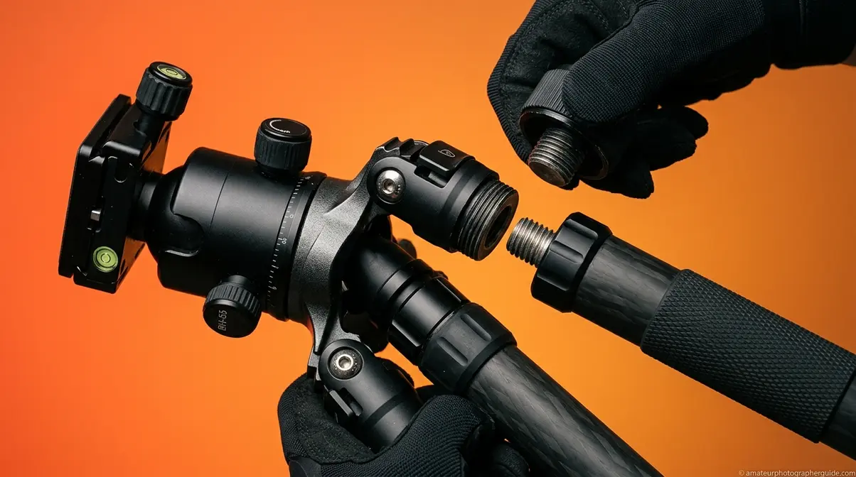 Convertible tripod system with a detachable leg that transforms into a standalone monopod